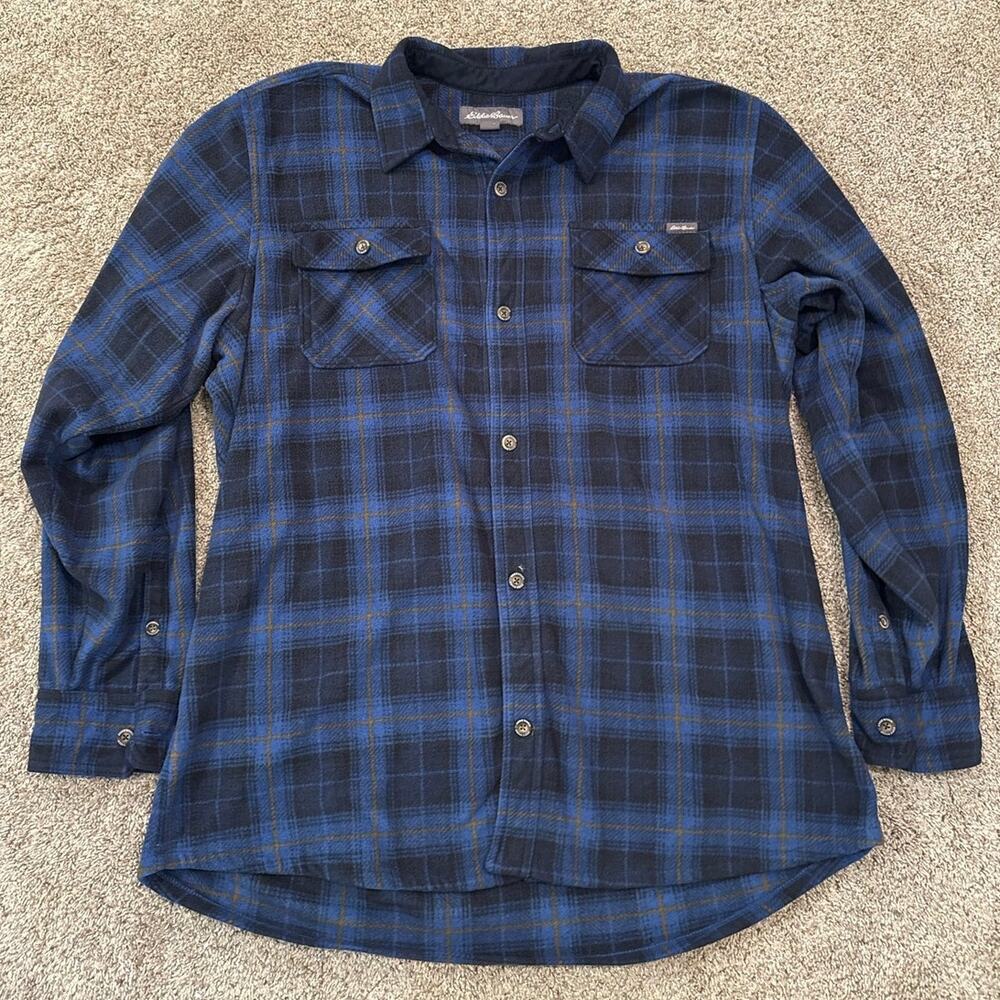 Eddie Bauer Men's Fleece Flannel size XL